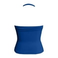 thumbnail image 5 of MIASHUI Camisoles pour Femmes Été Sans Manches Haut Décontracté avec Soutien-Gorge Intégré, Bleu, m, 5 of 5