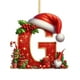 thumbnail image 2 of Adornos Navideños Colgantes con 26 Letras para Árbol de Navidad, Adornos Navideños Personalizados para Hacer Tú Mismo, Decoración Navideña, Decoración Colgante para Árbol de Navidad., 2 of 5