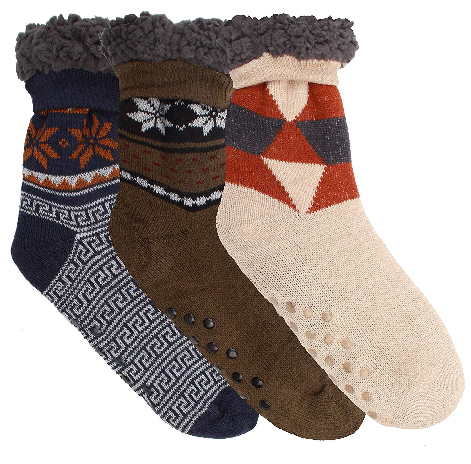 WinterWeight Thermal FleeceLined Cozy Christmas Holiday Sherpa Lined