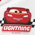 thumbnail image 4 of Disney Cars Boys Bomber Jackets Lightning McQueen Varsity Lightweight Sweatshirts Gift Fall Spring Toddler 3-4T, 4 of 9