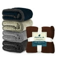 thumbnail image 7 of PAVILIA WATERPROOF Blanket For Couch, Sofa | Waterproof Dog Blanket for Large Dog, Puppy, Cat | Pet Blanket Protector | Plush Soft Warm Fuzzy Sherpa Blanket Bed Throw, Navy, 60x80, 7 of 7