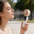 thumbnail image 4 of Portable Handheld Fan Rechargeable For Summer For Outdoor Bedroom Desk, 4 of 5