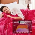 thumbnail image 6 of MEUDYT Electric Heated Blanket, 50.1"x60.1" Heating Blanket for Adult, Soft Flannel & Sherpa, 10 Heating Levels & 1-8 Hours Auto off, Pink, 6 of 8