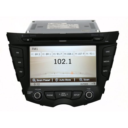 Restored 2012-2014 Hyundai Veloster AM FM Radio CD Player w Satellite 96560-2V720 (Refurbished)