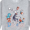 thumbnail image 3 of Dr. Seuss - Cat In The Hat - Men's Crew Neck Fleece Pullover, 3 of 6