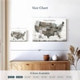 thumbnail image 5 of Elephant Stock Travels And Adventures Ii Push Pin Usa Map Wall Art - Map Canvas Canvas - 12" x 8", 5 of 9