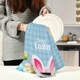 thumbnail image 3 of Easter Eggs Kitchen Tea Towels Set of 4 Absorbent Hand Dish Towels, Funny Ears Dishcloths Lint-Free 18x28 Inch Fast Drying for Cooking Baking Home Clean, 3 of 7