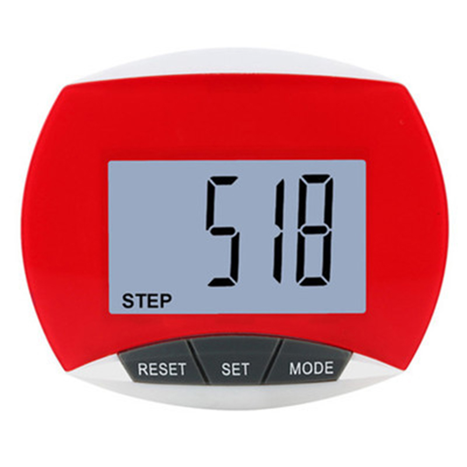 Clipon Pedometer Simply Operation Walking Running Pedometer with