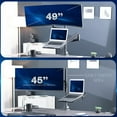 thumbnail image 6 of VIVO Pneumatic Arm Ultrawide Monitor and Laptop Desk Mount for Screens up to 49", 6 of 8