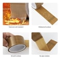 thumbnail image 3 of BOMEI PACK High Temperature PTFE Teflon Fabric Tape, PTFE Coated Fiberglass Adhesive Tape for Vacuum Sealer Machine, Hand Impulse Sealers Insulation,, 3 of 7