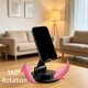 thumbnail image 4 of Soporte ajustable y plegable para teléfono y tablet con soporte de múltiples ángulos, diseño ligero y portátil, base estable con peso, para hogar, oficina, escuela, viajes, en negro o blanco., 4 of 6