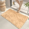 thumbnail image 3 of Ltdhehe 19x31in Kitchen Mat Bathroom Rugs Light Bath Mats Bathroom Rug Non Slip Bathroom Mat Soft Comfortable Furry Durable Thickened Bathroom Rug Machine Washable For Floor 50x80cm, 3 of 3