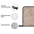 thumbnail image 4 of Naloa Rose Gold Marble Texture Oven Mitts and Pot Holders 4 pcs Set, Cooking Baking Grilling Kitchen Oven Glove for Cooking, 4 of 6