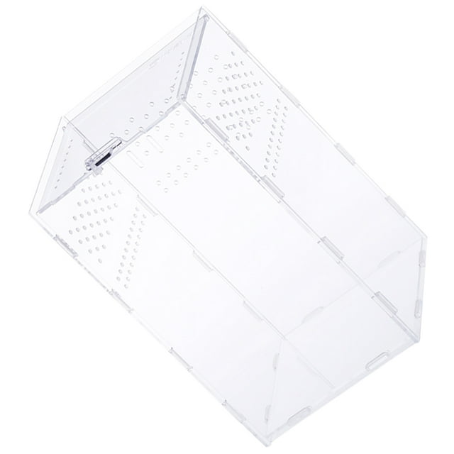 Raindrops Clear Incubators for Reptile Acrylic Reptile Habitat Boxes for Pet Rearing 1 Set