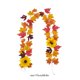 thumbnail image 3 of Decoraciones de Halloween, adornos de Halloween, regalos de Halloween. Guirnalda de hojas de arce colgantes de otoño de 1,7 m, guirnalda de follaje artificial de otoño, decoración de Acción de Gracias, 3 of 6