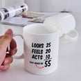 thumbnail image 4 of Mycheny 1970 Born Birthday Gifts, 55th Coffee Mug for Men and Women, That Make Me 55 Year Old, 55th Birthday Cups, 4 of 7