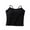 Black^1, variant on Jjayotai Women's Tank Tops with Built in Bra, Adjustable Crop Cami Tank, Summer Sleeveless Basic Scoop Neck Tops, Cotton Tank Top Women Black^1 L