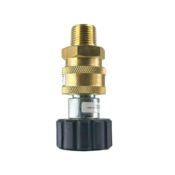 Blushield Female Metric x 3/8" Quick Disconnect Plug/Socket Pressure Washer Adapter Set