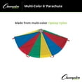 thumbnail image 5 of Champion Sports Multi-Colored Parachute, 6-Foot Diameter, Ripstop Nylon, Single Piece, 5 of 5