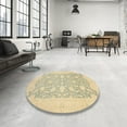 thumbnail image 3 of Ahgly Company Indoor Rectangle Abstract Brown Gold Oriental Area Rugs, 2' x 4', 3 of 6