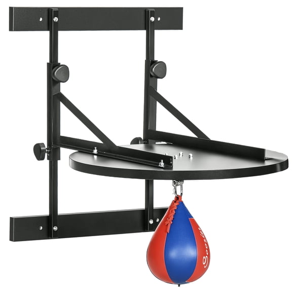 Soozier Speed Bag Platform Wall Mounted Speed Bag Boxing Height Adjustable