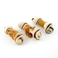 thumbnail image 2 of Good ’n’ Fun Triple Flavor Chew, 4 Inch Bones, Rawhide for All Dogs, 6 Count, 2 of 5