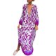 thumbnail image 1 of WILLBEST Vestidos para Mujer Vestido Estampado de Manga Larga Holgado Sexy con Cuello En V para Mujer Grande​​, 1 of 3