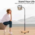 thumbnail image 4 of Soporte de suelo para tableta Wishacc con altura ajustable y 4 ruedas, 4 of 9