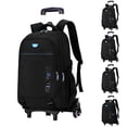thumbnail image 2 of Trolley Backpack Creative 6-Wheel Rolling Backpack School Backpack for Students, 2 of 7