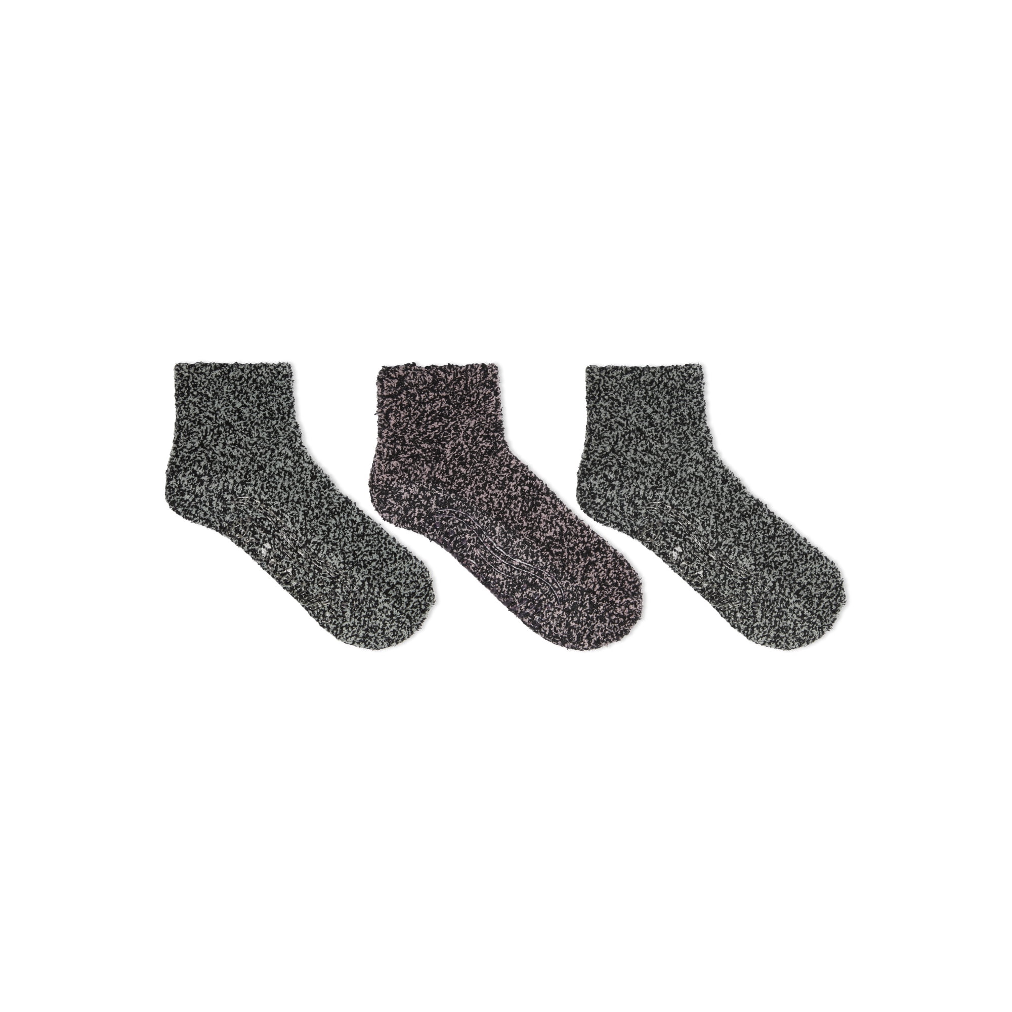 Dr. Scholl's Women's Soothing Spa Low Cut Gripper Socks, 3 Pack, 4-10