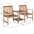 thumbnail image 5 of Safavieh Brea Indoor/Outdoor Modern Twin Seat Bench, 5 of 6