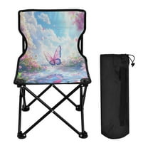 YAZAOO Camping Chairs Modern Butterfly Spring Pattern Folding chair