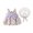 Purple, variant on Dresses For Girls Girl'S Bow Sleeveless Strap Casual Preschool Party Style Flower Comes With Hat Princess Dresses For Girls Size 3-4T