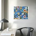 thumbnail image 4 of Orinice Watercolor Floral Art Print Forget Me Not Flower Symbolic Meaning Blue Wildflower Wall Art Botanical Poster  16x12in, 4 of 6