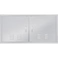 thumbnail image 1 of Porte d'Accès Simple pour Cuisine Extérieure 30 Pouces x 14 Pouces en Acier Inoxydable Ventilée, Îlot de Rangement pour Barbecue pour Station de Grillade, Armoire Extérieure, Salle Utilitaire, 1 of 6