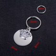 thumbnail image 4 of Rhinestone Crown Pet ID Identification Tag Glossy Round Pendant (Silver, 35MM), 4 of 5