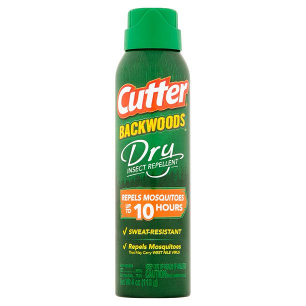 Cutter Backwoods Dry Insect Repellent, 4 oz