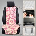 thumbnail image 6 of Chririnla Car Seat Covers Leopard Print 2 Pcs Set Car Front Seat Covers Breathable for Cars Easy to Install Polyester Car Seat Cover for Front, 6 of 7