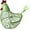 Green, variant on Farmhouse Wire Egg Basket – Decorative Metal Kitchen Holder, 7.5 x 6.7 x 3 Inch Rustic Storage Basket for Eggs, Fruit, Vegetables, Snacks – Country Coop, Garden, Backyard, Easter