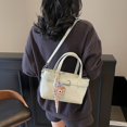 thumbnail image 2 of Bolso de mano coreano de gran capacidad con cinturón, versátil y de alta calidad, estilo bandolera informal, para mujer, 2025, 2 of 5