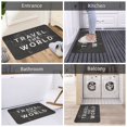 thumbnail image 5 of Pofeuu Travel The World1 Print Flannel Doormats Rug16"x24"Rug Washable Doormats Indoor Outdoor Rugs for Layered Front Door Mats, Porch, Kitchen, Entryway, 5 of 7