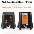 thumbnail image 4 of Costway Electric Heater Pump 1350W SPA Control Center for Bubble with Touch Panel, 4 of 10