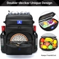 thumbnail image 4 of Mochila aislante de dos pisos Cooler Laripwit para 54 latas, 4 of 7