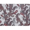 thumbnail image 2 of Zelouf Chester Heather Knit Print  , Sewing, DIY, Crafts Fabric by the Yard, 039 Grey/red, 10 Yard, 2 of 2