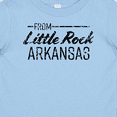 thumbnail image 4 of Inktastic From Little Rock Arkansas in Black Distressed Text Boys or Girls Baby T-Shirt, 4 of 5
