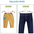 thumbnail image 4 of Metal Trouser Hangers, Clip Hanger, Trouser Hangers, Trouser Rack With Adjustable Chrome Clips, Metal Hangers, Anti-Wrinkle Skirt Hangers, Space Saving Hangers, Pack Of 20, 4 of 5