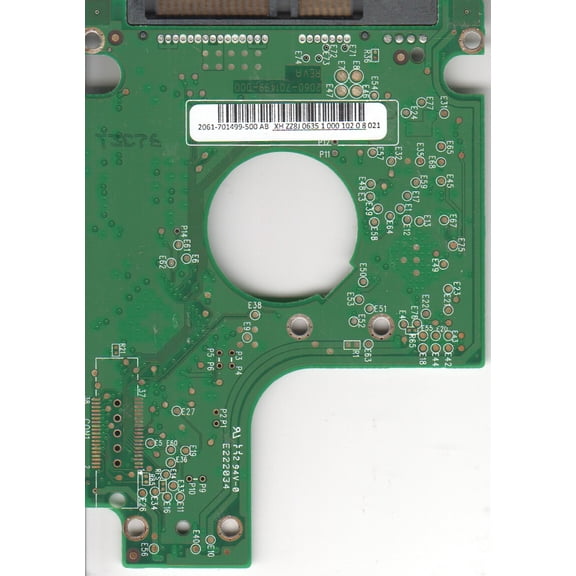 WD1600BEVT-22ZCT0, 2061-701499-500 AB, WD SATA 2.5 PCB