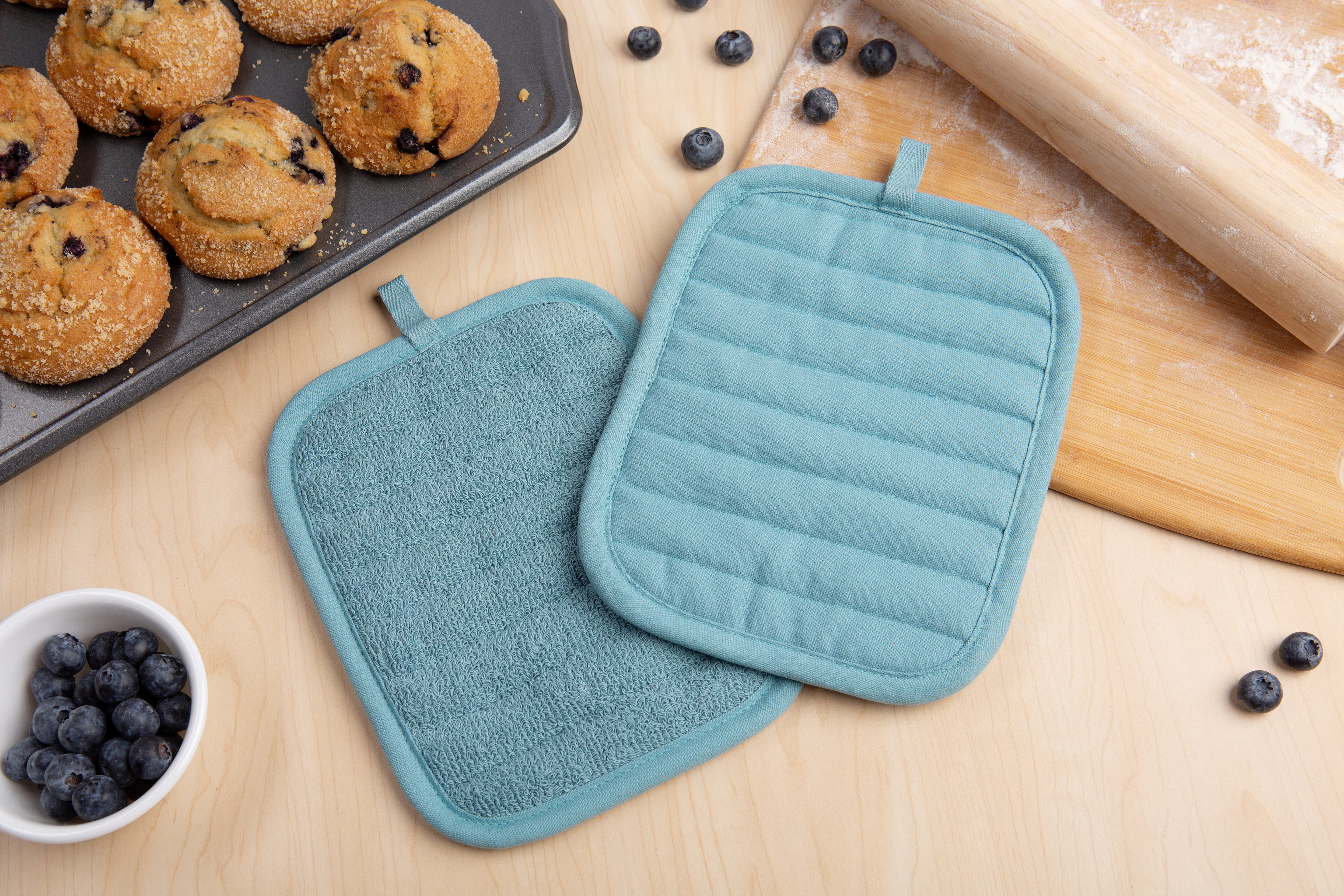 Mainstays 2 Pack Potholder - Teal