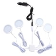 thumbnail image 1 of 4Pcs Rv Ceiling Light with 6063 Aluminum and PC for RV Use 5.9x5.9cm, 1 of 4