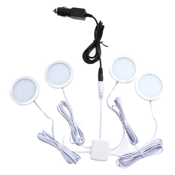 HOMOBABE Over Cabinet Lighting 4Pcs 2.3x2.3in